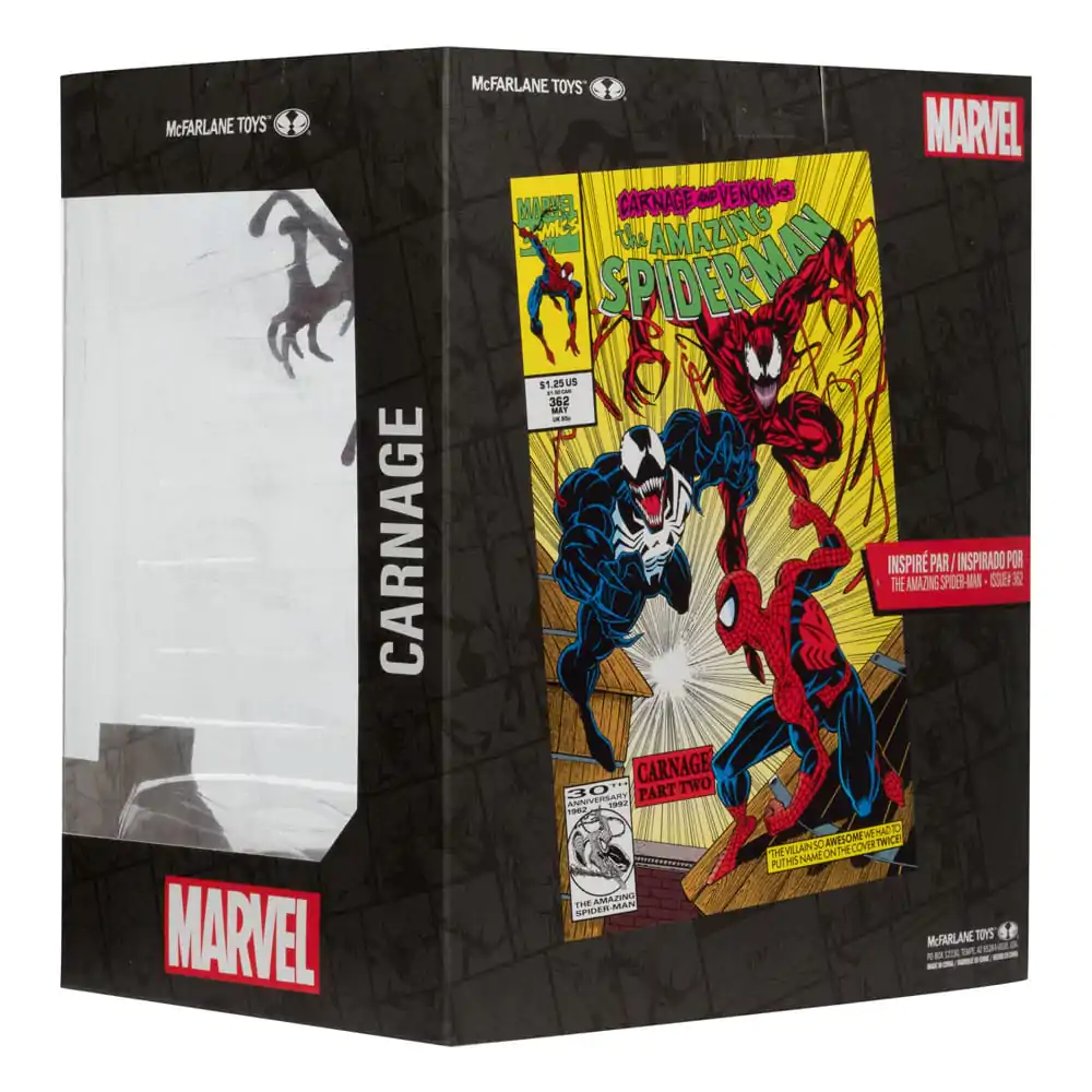Marvel Collection 1/10 Carnage (The Amazing Spider-Man #362) PVC szobor figura 18 cm termékfotó