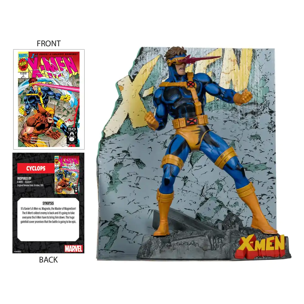 Marvel Collection 1/10 Cyclops (X-Men #1) PVC szobor figura 17 cm termékfotó