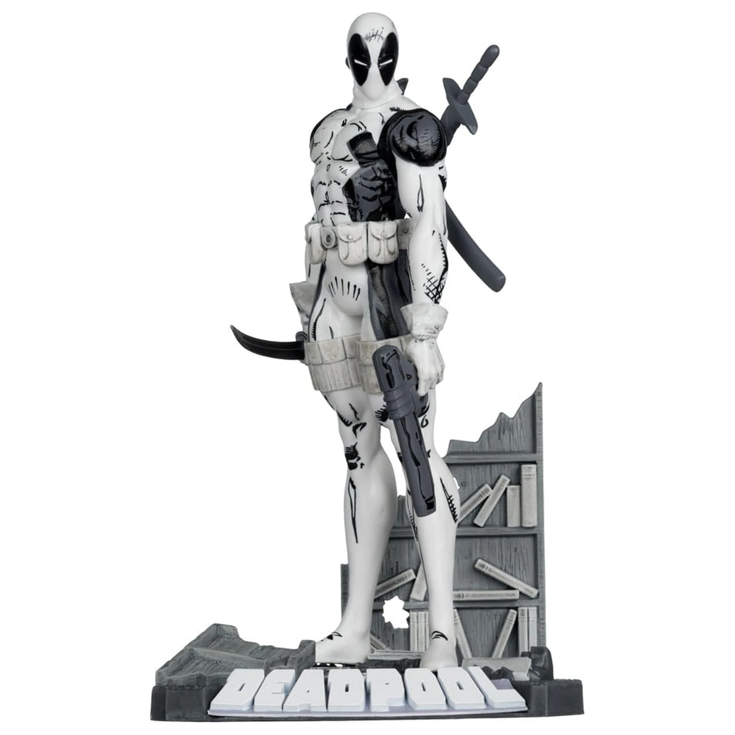 Marvel Collection 1/10 Deadpool (The New Mutants #98) (Line Art) (Gold Label) PVC szobor figura 17 cm termékfotó