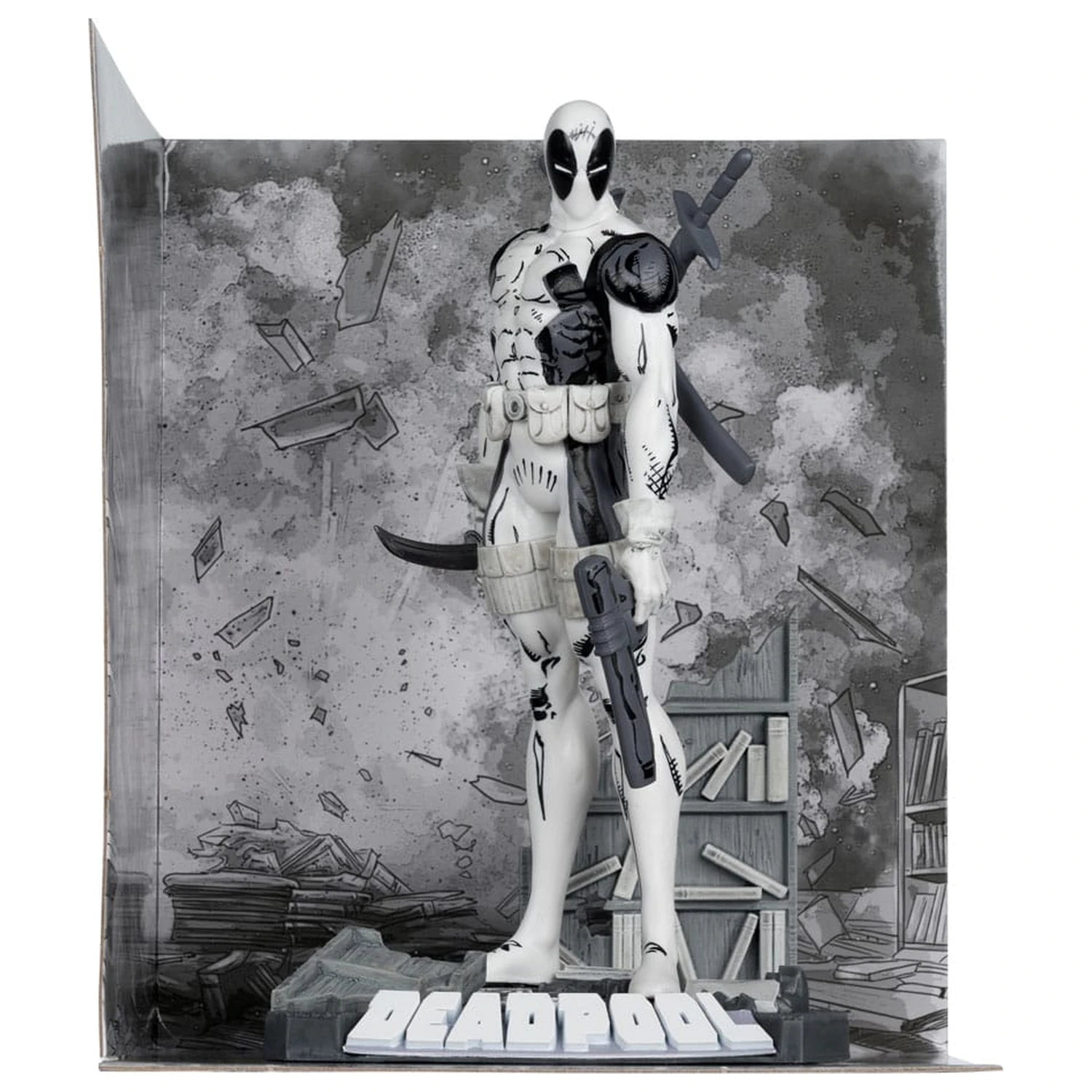 Marvel Collection 1/10 Deadpool (The New Mutants #98) (Line Art) (Gold Label) PVC szobor figura 17 cm termékfotó