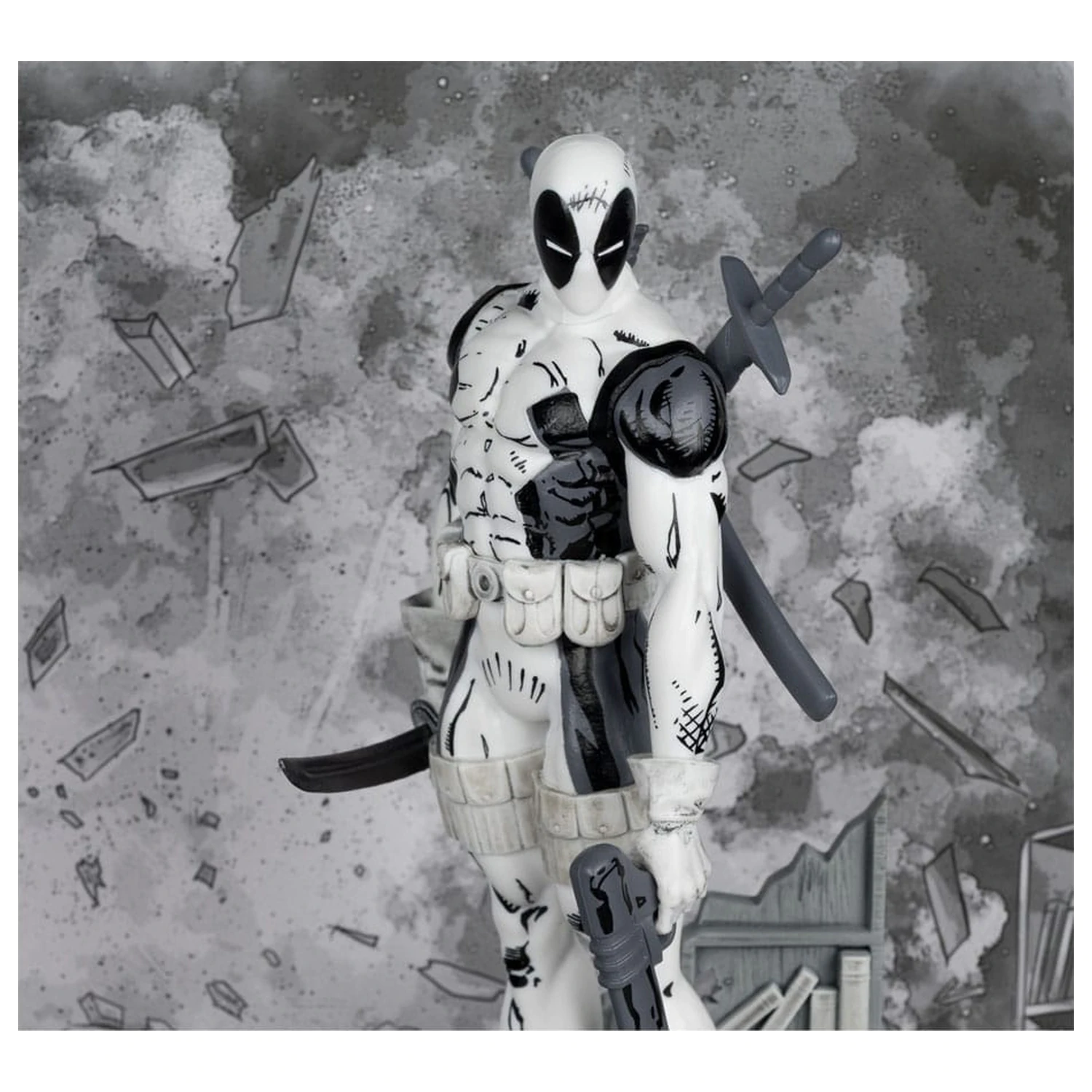 Marvel Collection 1/10 Deadpool (The New Mutants #98) (Line Art) (Gold Label) PVC szobor figura 17 cm termékfotó