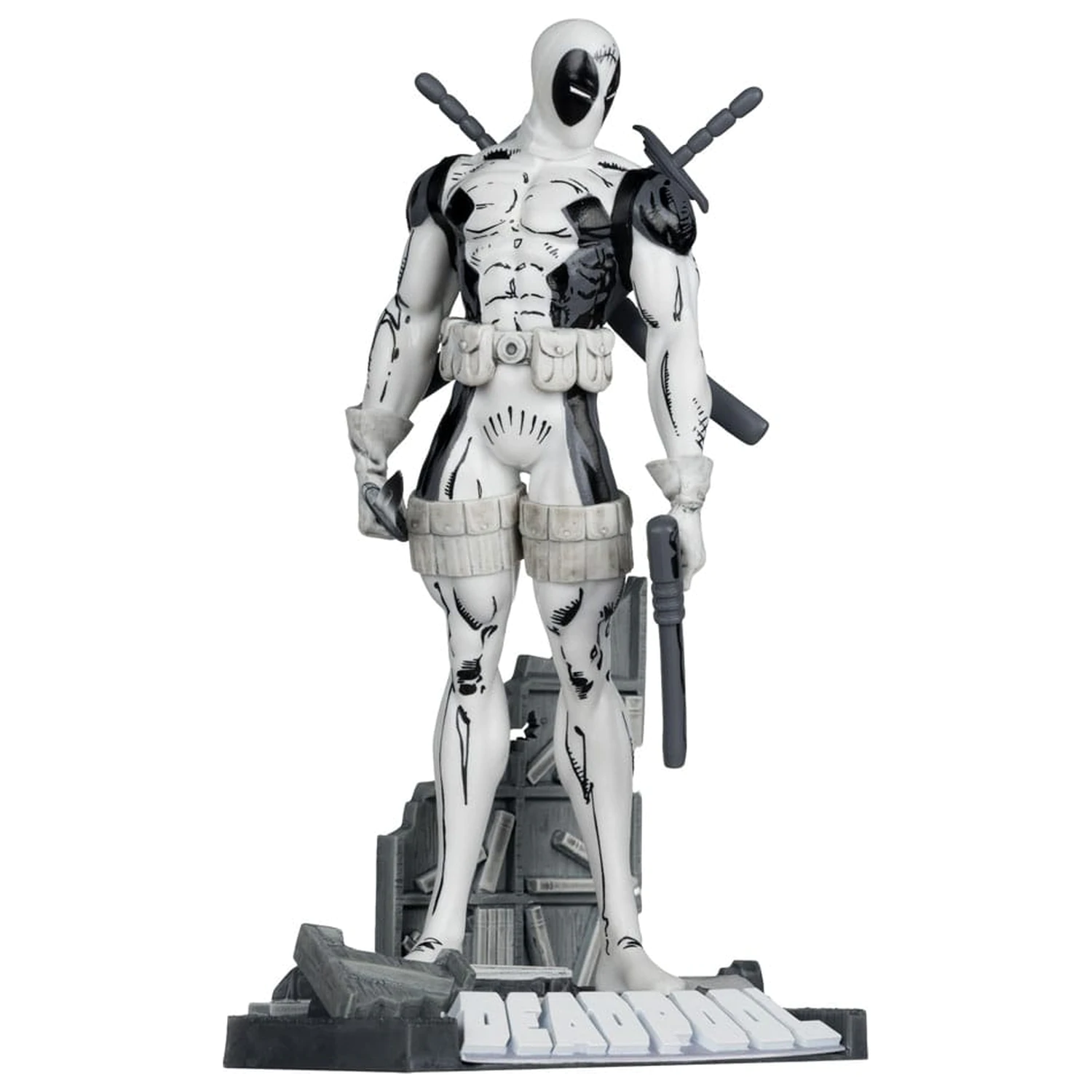 Marvel Collection 1/10 Deadpool (The New Mutants #98) (Line Art) (Gold Label) PVC szobor figura 17 cm termékfotó
