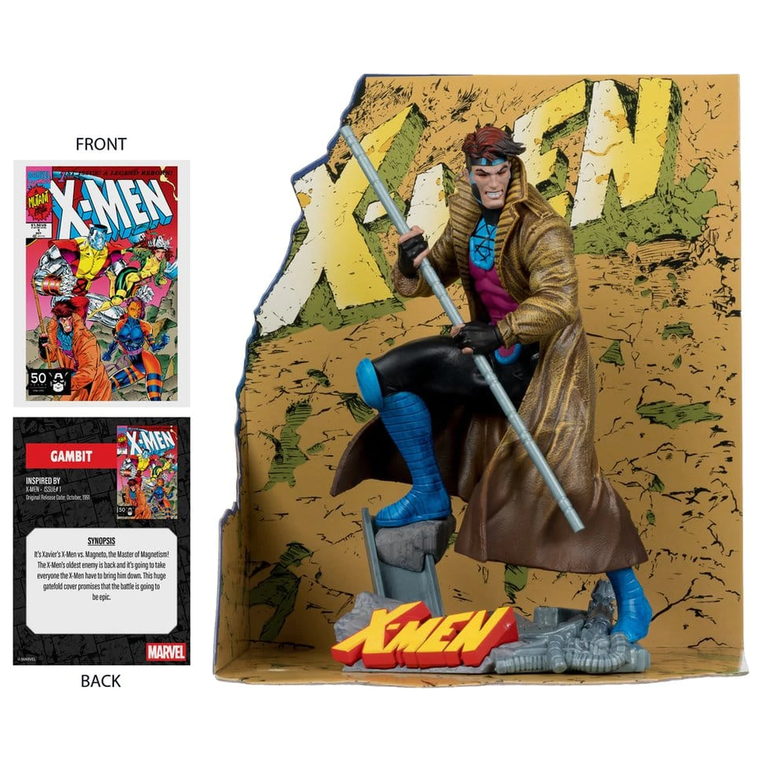 Marvel Collection 1/10 Gambit (X-Men #1) PVC szobor figura 18 cm termékfotó