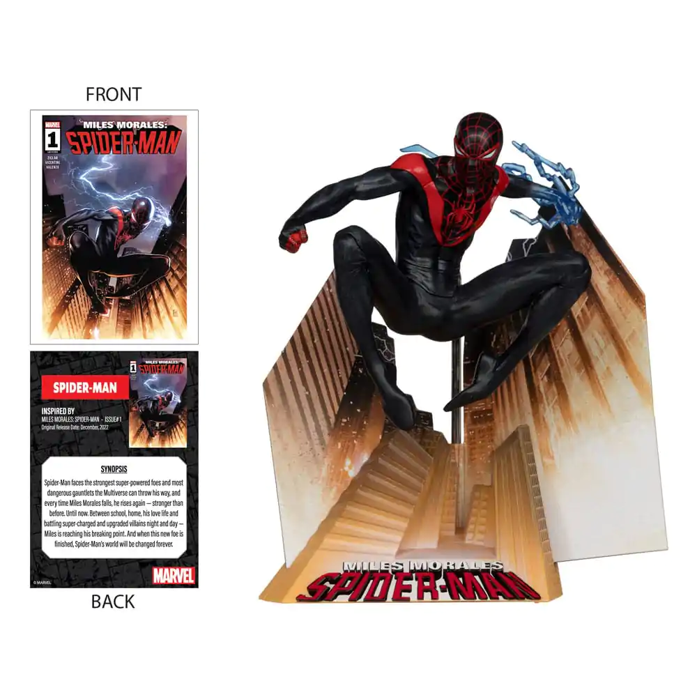 Marvel Collection 1/10 Spider-Man (Miles Morales: Spider-Man #1) PVC szobor figura 13 cm termékfotó