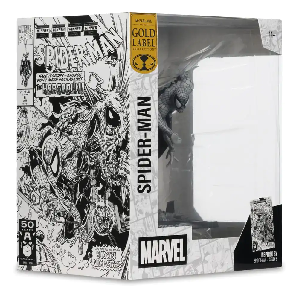 Marvel Collection 1/10 Spider-Man (Spider-Man #6)(Line Art)(Gold Label) PVC szobor figura 10 cm termékfotó