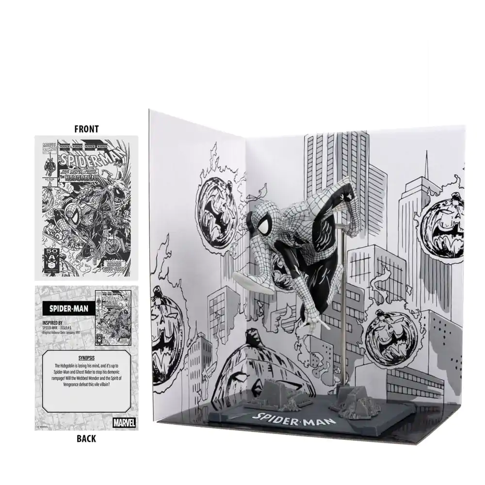 Marvel Collection 1/10 Spider-Man (Spider-Man #6)(Line Art)(Gold Label) PVC szobor figura 10 cm termékfotó