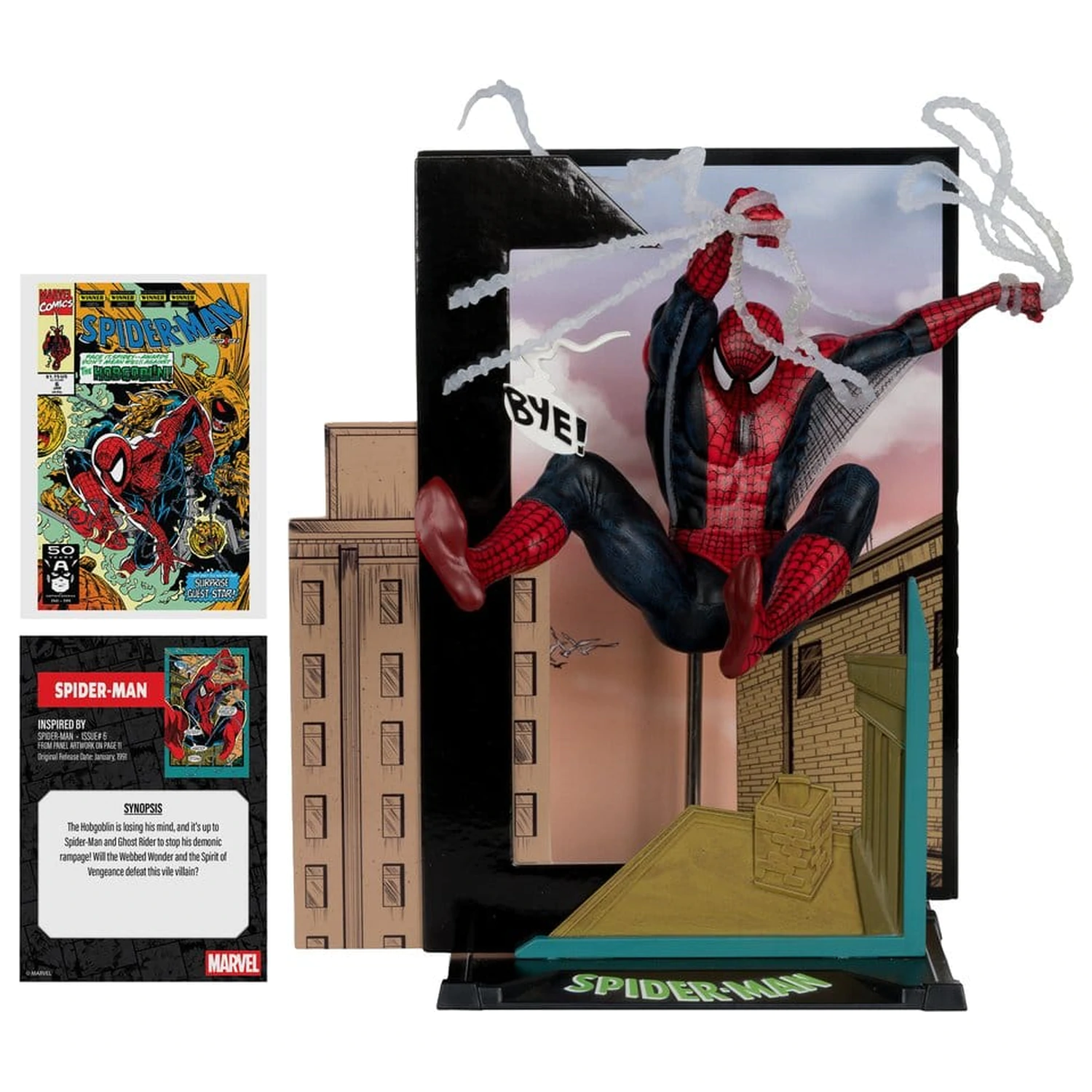 Marvel Collection 1/10 Spider-Man (Spider-Man #6) PVC szobor figura 18 cm termékfotó