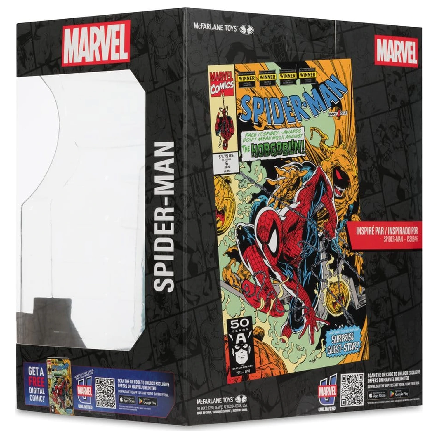 Marvel Collection 1/10 Spider-Man (Spider-Man #6) PVC szobor figura 18 cm termékfotó