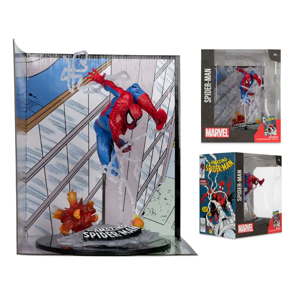 Marvel Collection 1/10 Spider-Man (The Amazing Spider-Man #302) PVC szobor figura 17 cm termékfotó