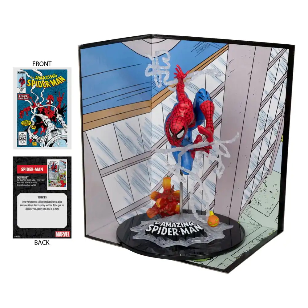 Marvel Collection 1/10 Spider-Man (The Amazing Spider-Man #302) PVC szobor figura 17 cm termékfotó