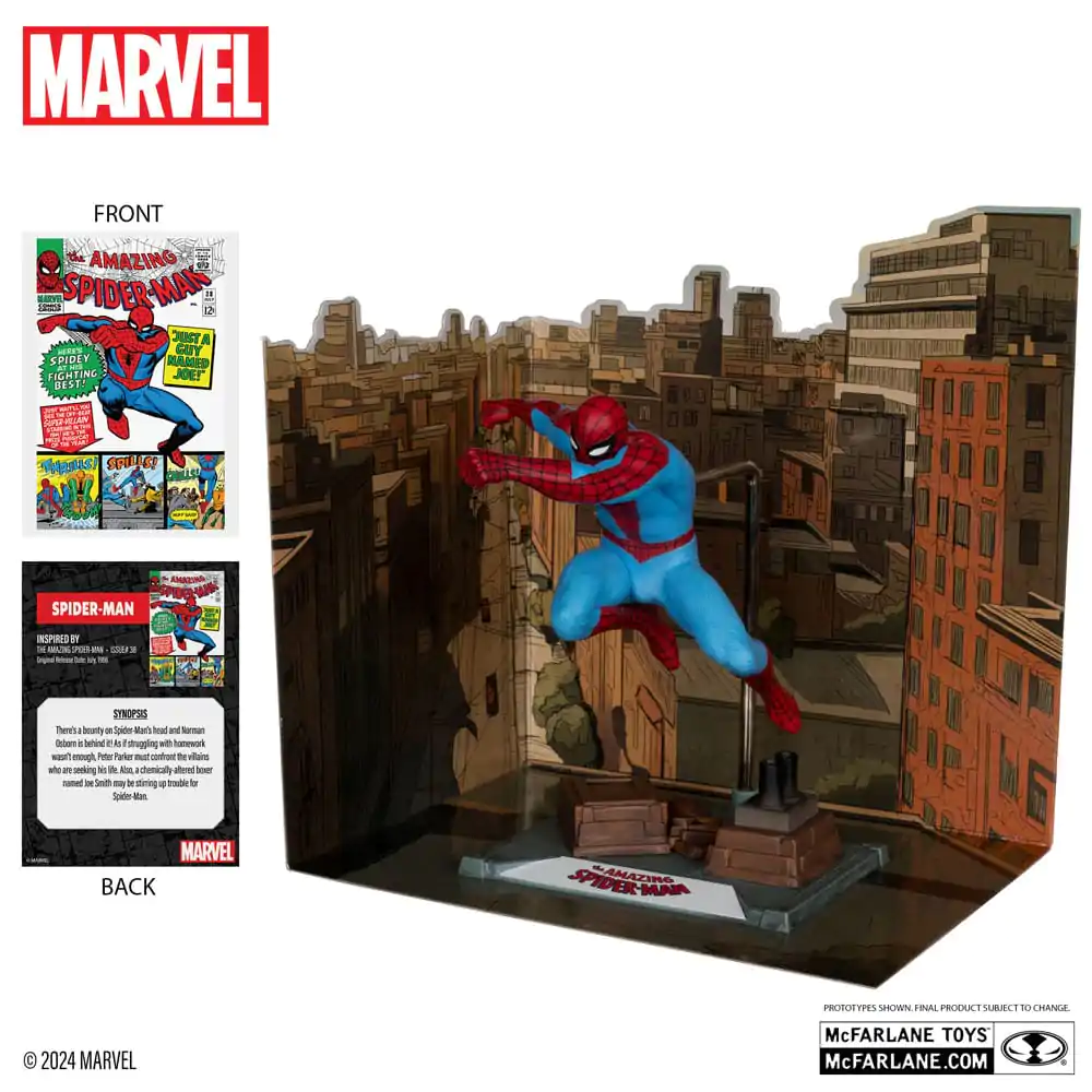 Marvel Collection 1/10 Spider-Man (The Amazing Spider-Man #38) (Gold Label) PVC szobor figura 15 cm termékfotó