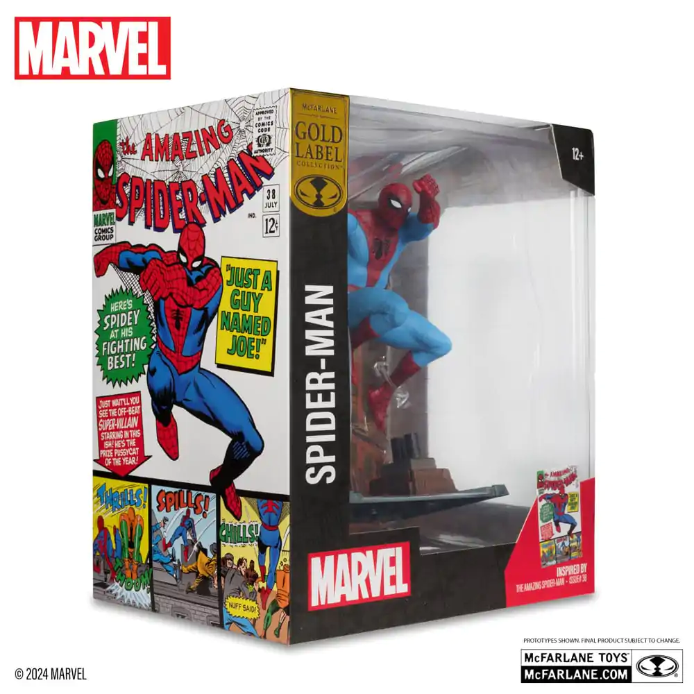 Marvel Collection 1/10 Spider-Man (The Amazing Spider-Man #38) (Gold Label) PVC szobor figura 15 cm termékfotó