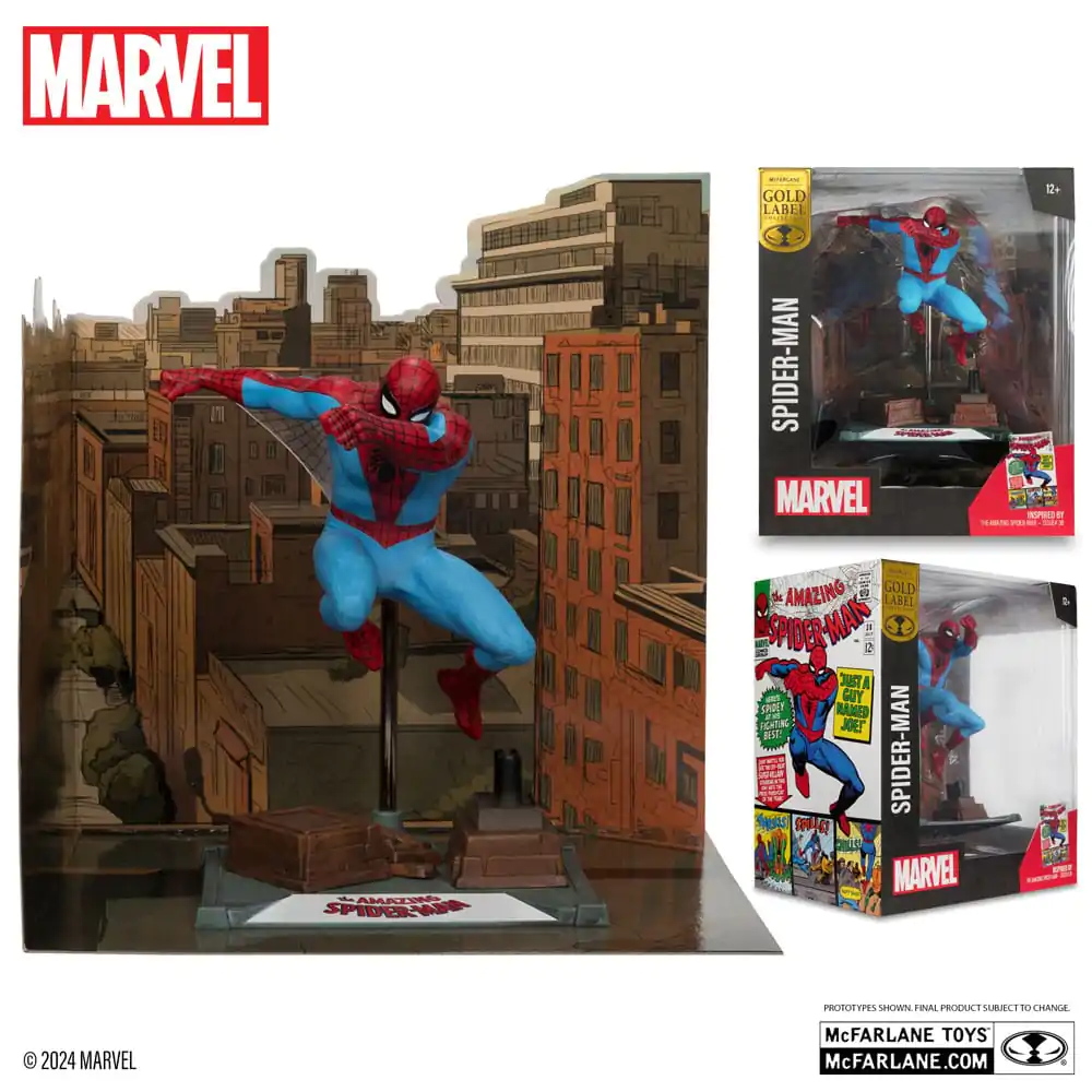 Marvel Collection 1/10 Spider-Man (The Amazing Spider-Man #38) (Gold Label) PVC szobor figura 15 cm termékfotó