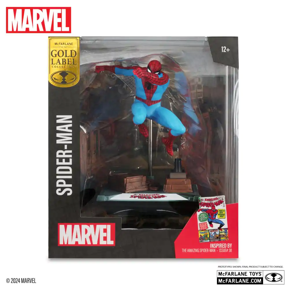 Marvel Collection 1/10 Spider-Man (The Amazing Spider-Man #38) (Gold Label) PVC szobor figura 15 cm termékfotó