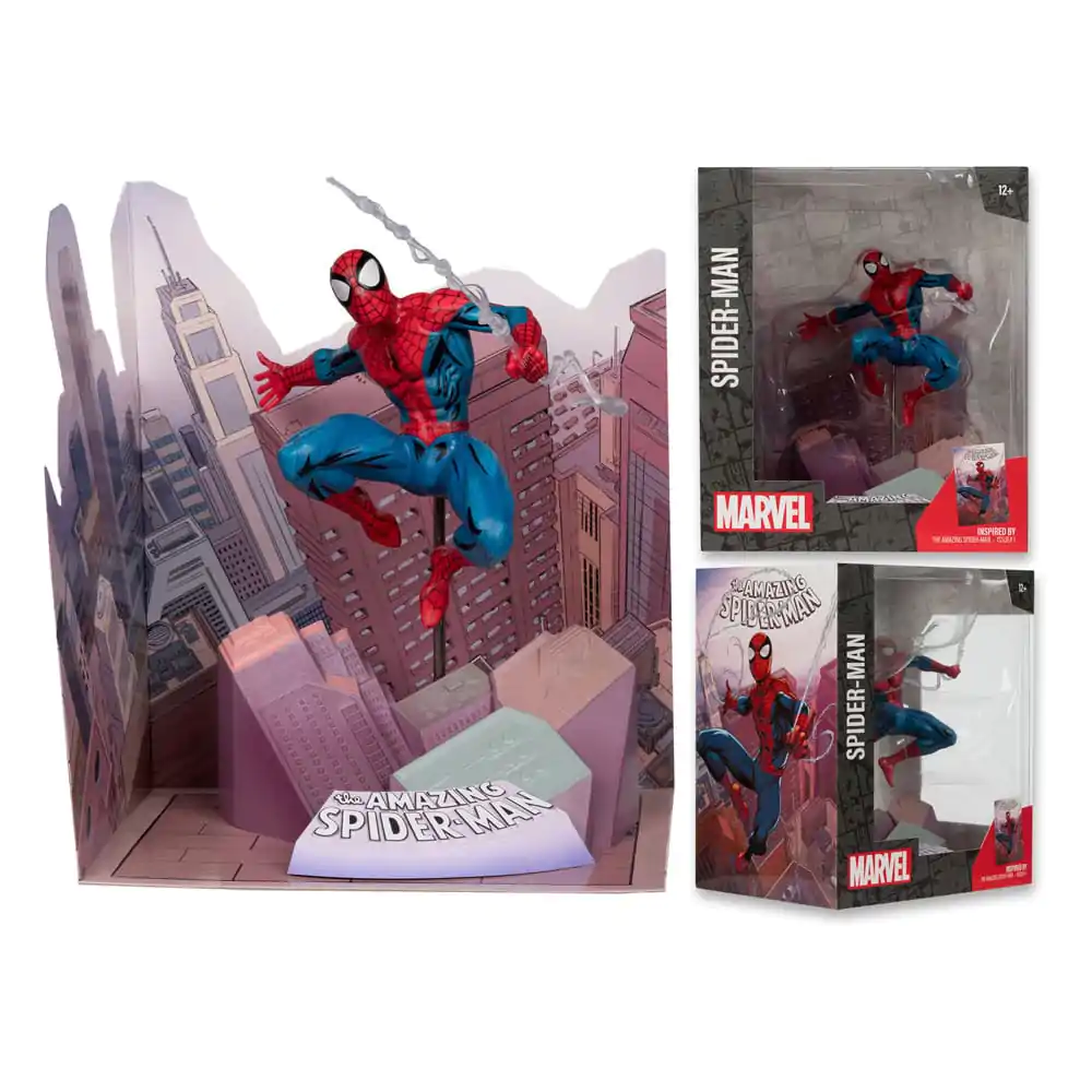Marvel Collection 1/10 Spider-Man (The Amazing Spiderman #1) PVC szobor figura 17 cm termékfotó
