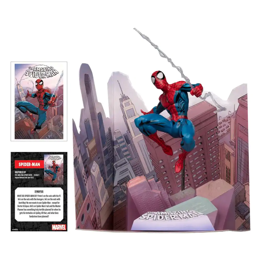 Marvel Collection 1/10 Spider-Man (The Amazing Spiderman #1) PVC szobor figura 17 cm termékfotó