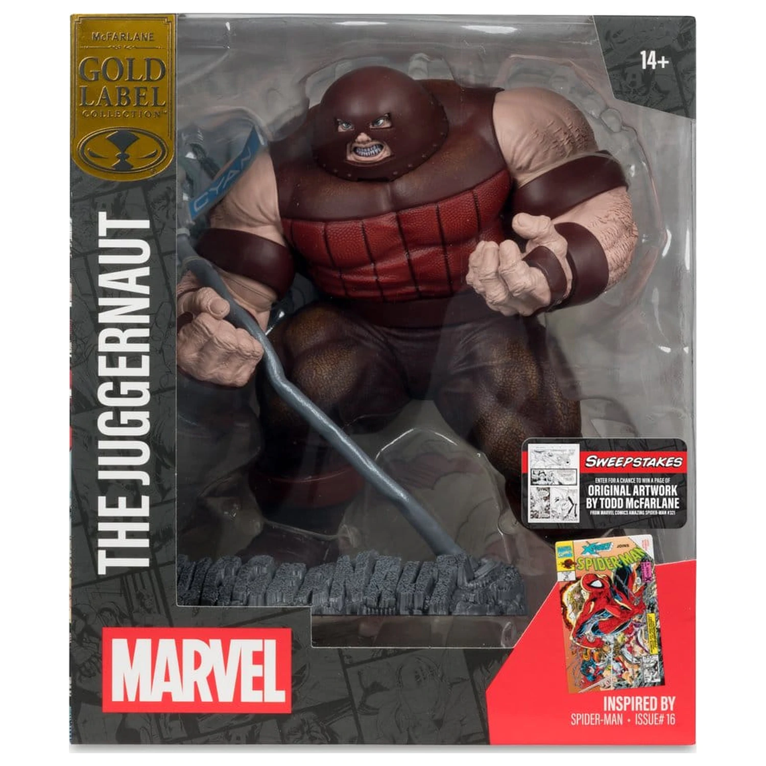 Marvel Collection 1/10 The Juggernaut (Spider-Man #16) Gold Label PVC szobor figura 17 cm termékfotó
