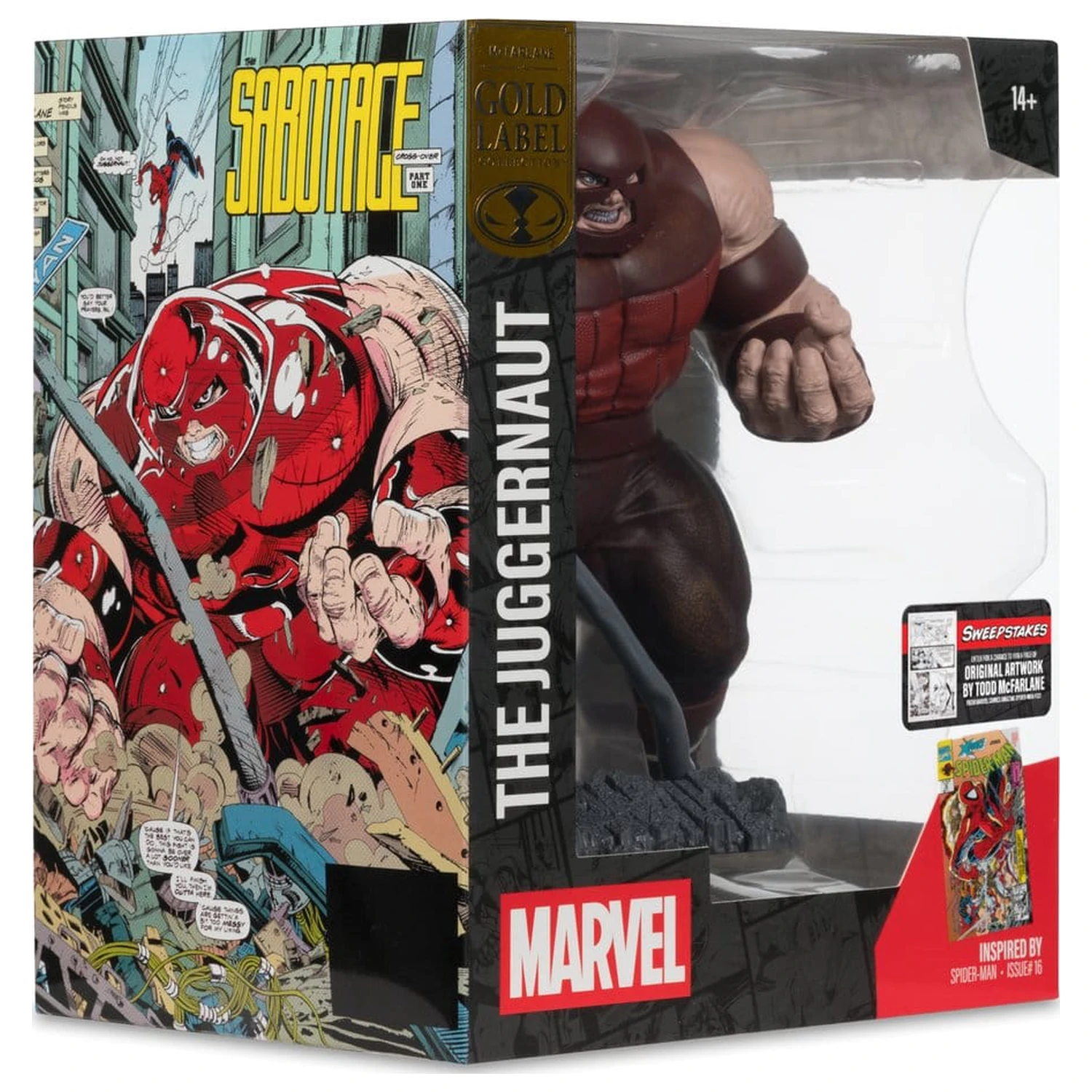 Marvel Collection 1/10 The Juggernaut (Spider-Man #16) Gold Label PVC szobor figura 17 cm termékfotó