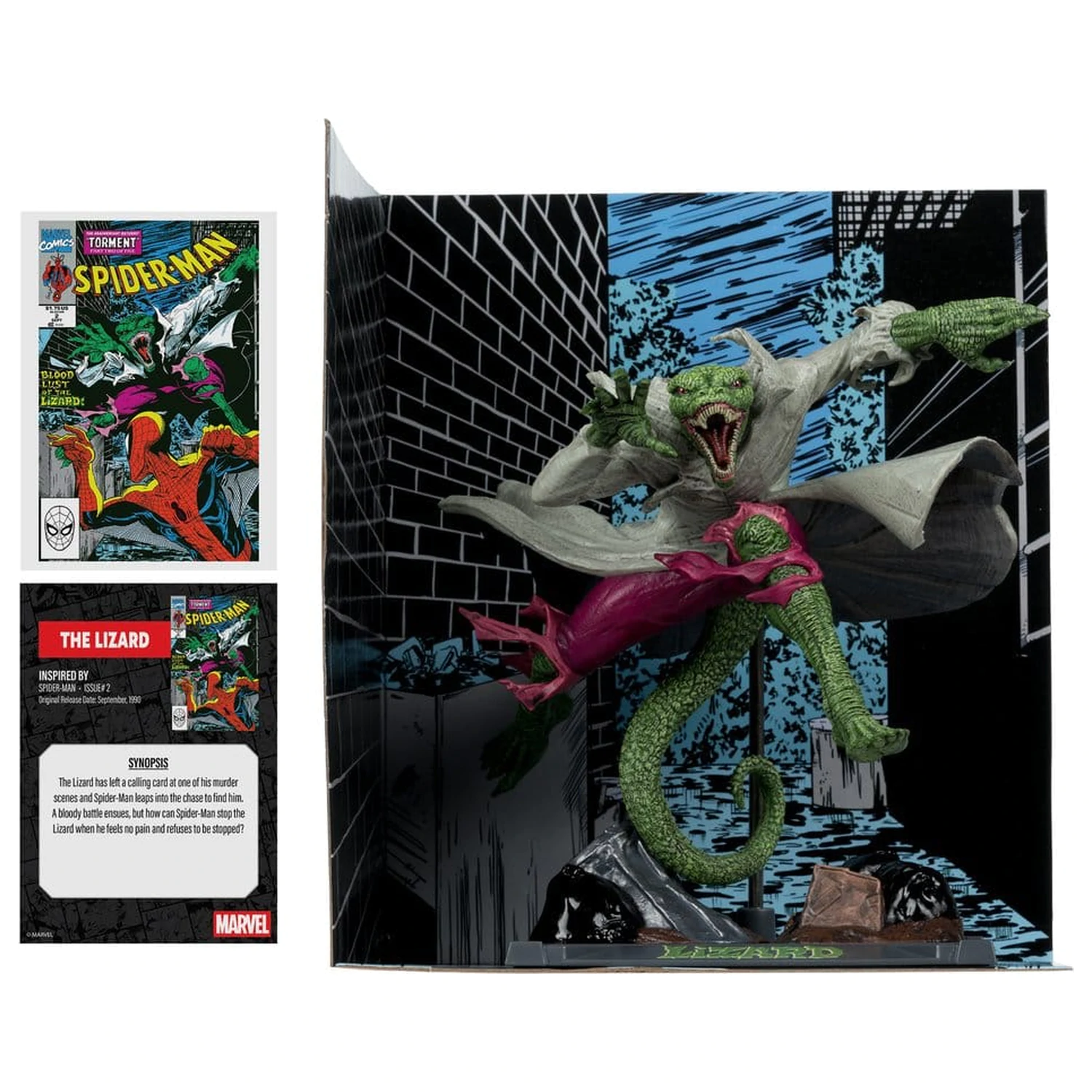 Marvel Collection 1/10 The Lizard (Spider-Man #2) PVC szobor figura 15 cm termékfotó