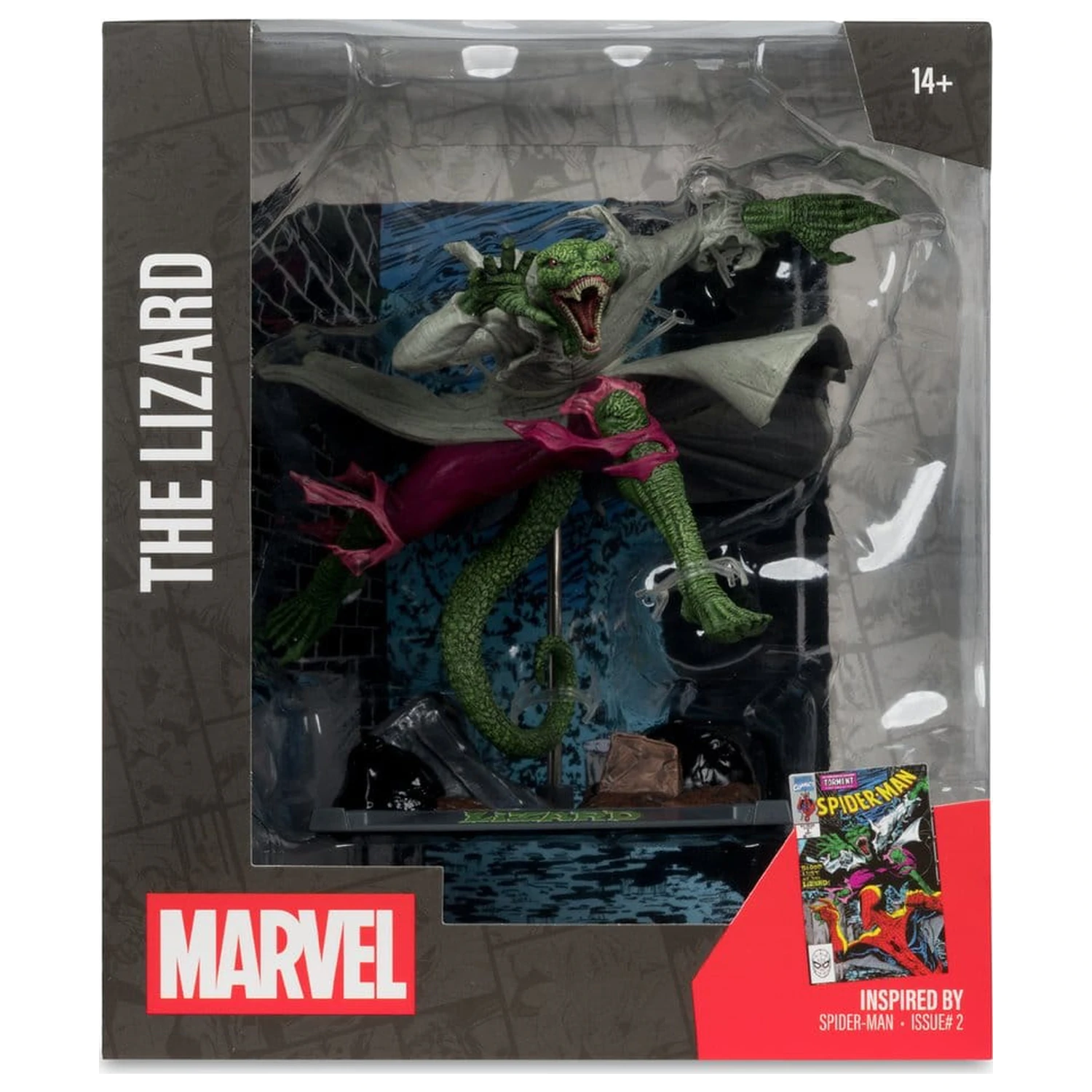 Marvel Collection 1/10 The Lizard (Spider-Man #2) PVC szobor figura 15 cm termékfotó