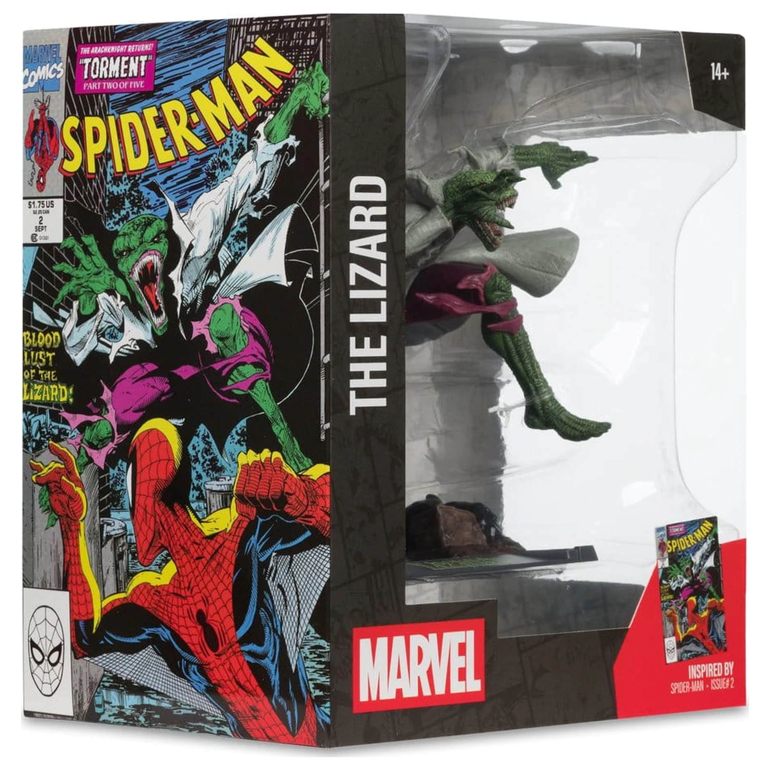 Marvel Collection 1/10 The Lizard (Spider-Man #2) PVC szobor figura 15 cm termékfotó