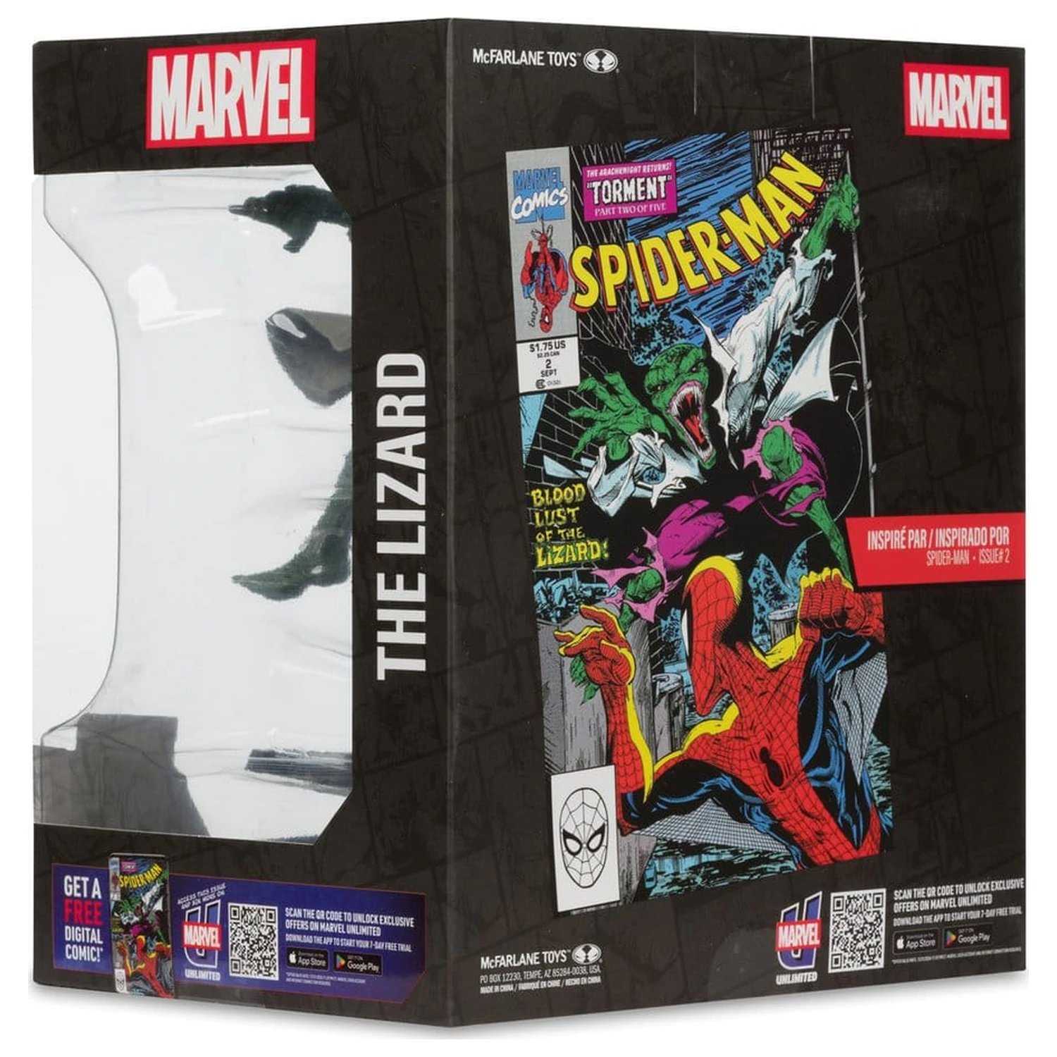 Marvel Collection 1/10 The Lizard (Spider-Man #2) PVC szobor figura 15 cm termékfotó