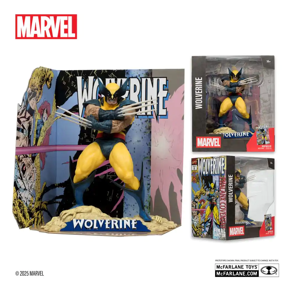 Marvel Collection 1/10 Wolverine (Wolverine #85) PVC szobor figura 17 cm termékfotó