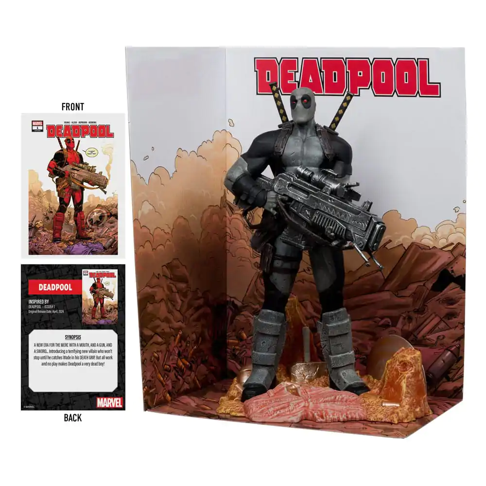 Marvel Collection 1/6 Deadpool (Deadpool #1)(Grey Suit Chase) PVC szobor figura 27 cm termékfotó