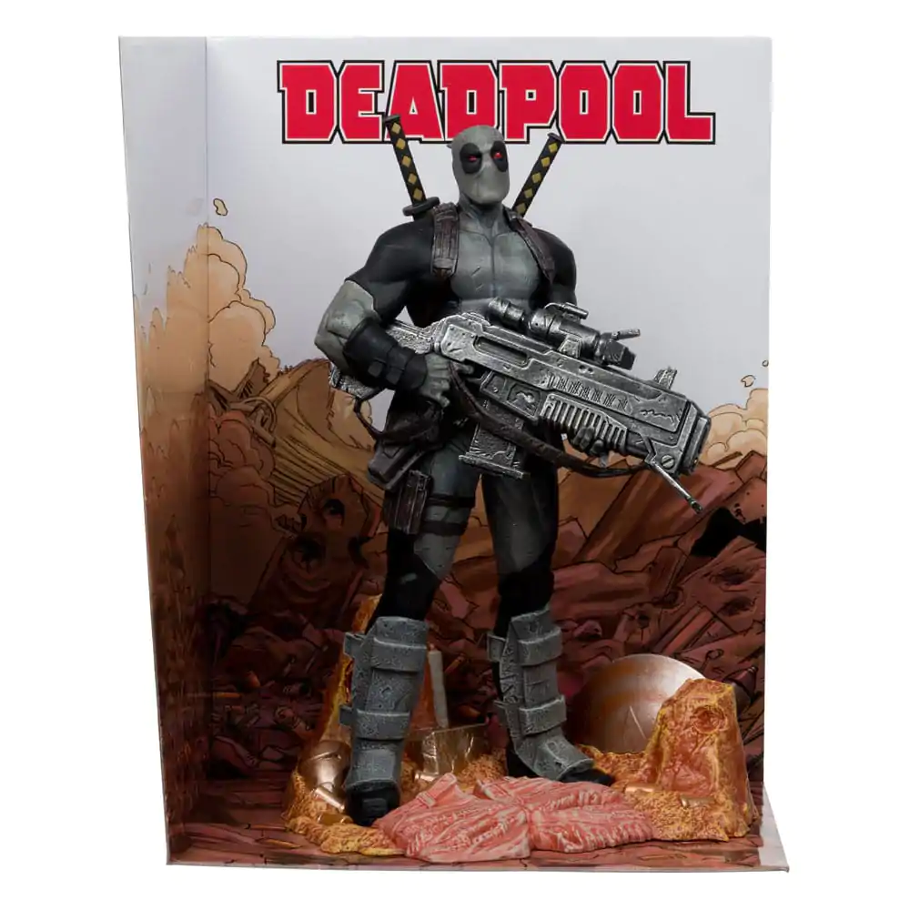 Marvel Collection 1/6 Deadpool (Deadpool #1)(Grey Suit Chase) PVC szobor figura 27 cm termékfotó