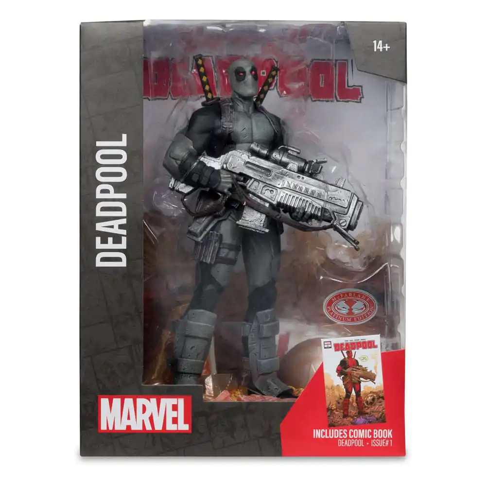 Marvel Collection 1/6 Deadpool (Deadpool #1)(Grey Suit Chase) PVC szobor figura 27 cm termékfotó
