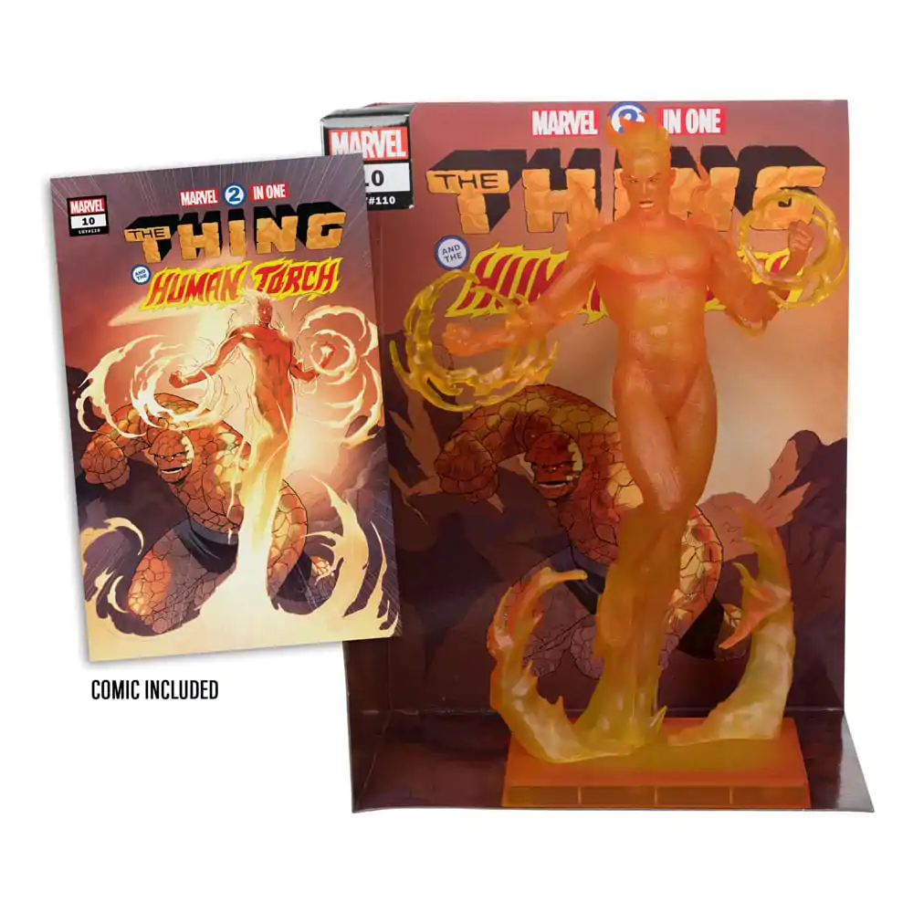 Marvel Collection 1/6 Human Torch (Marvel 2 in 1 #10) PVC szobor figura 29 cm termékfotó