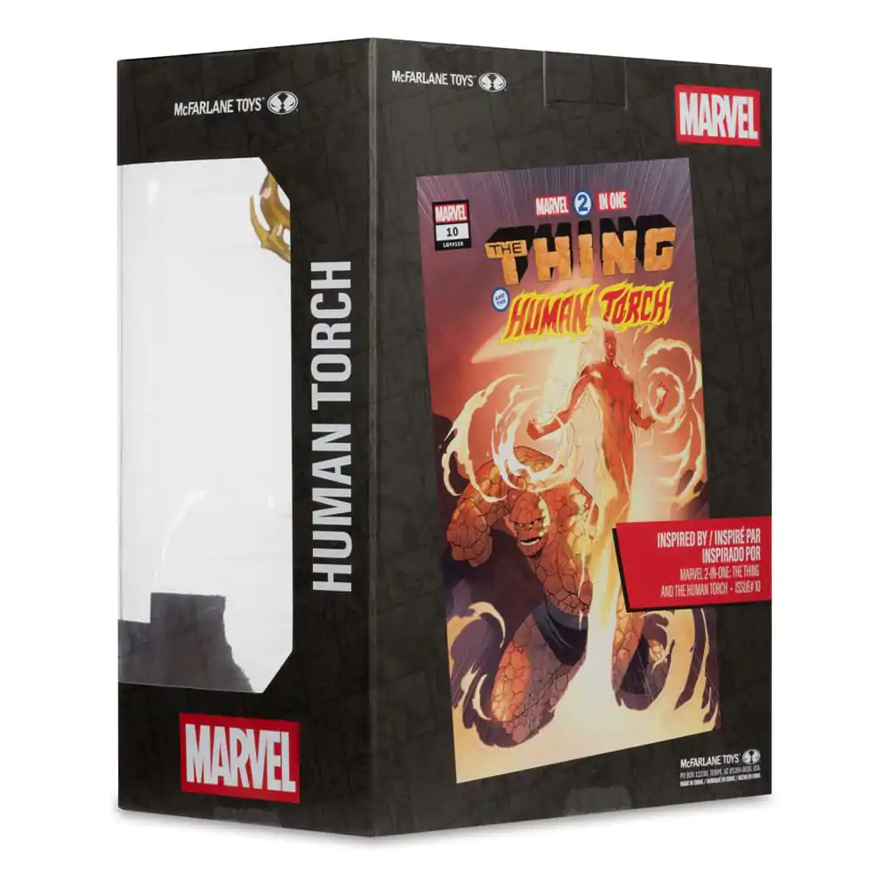 Marvel Collection 1/6 Human Torch (Marvel 2 in 1 #10) PVC szobor figura 29 cm termékfotó