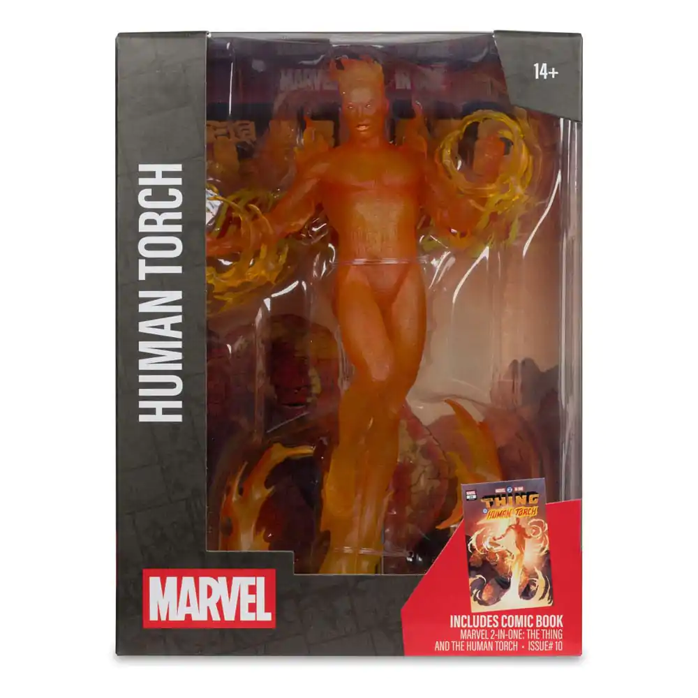 Marvel Collection 1/6 Human Torch (Marvel 2 in 1 #10) PVC szobor figura 29 cm termékfotó