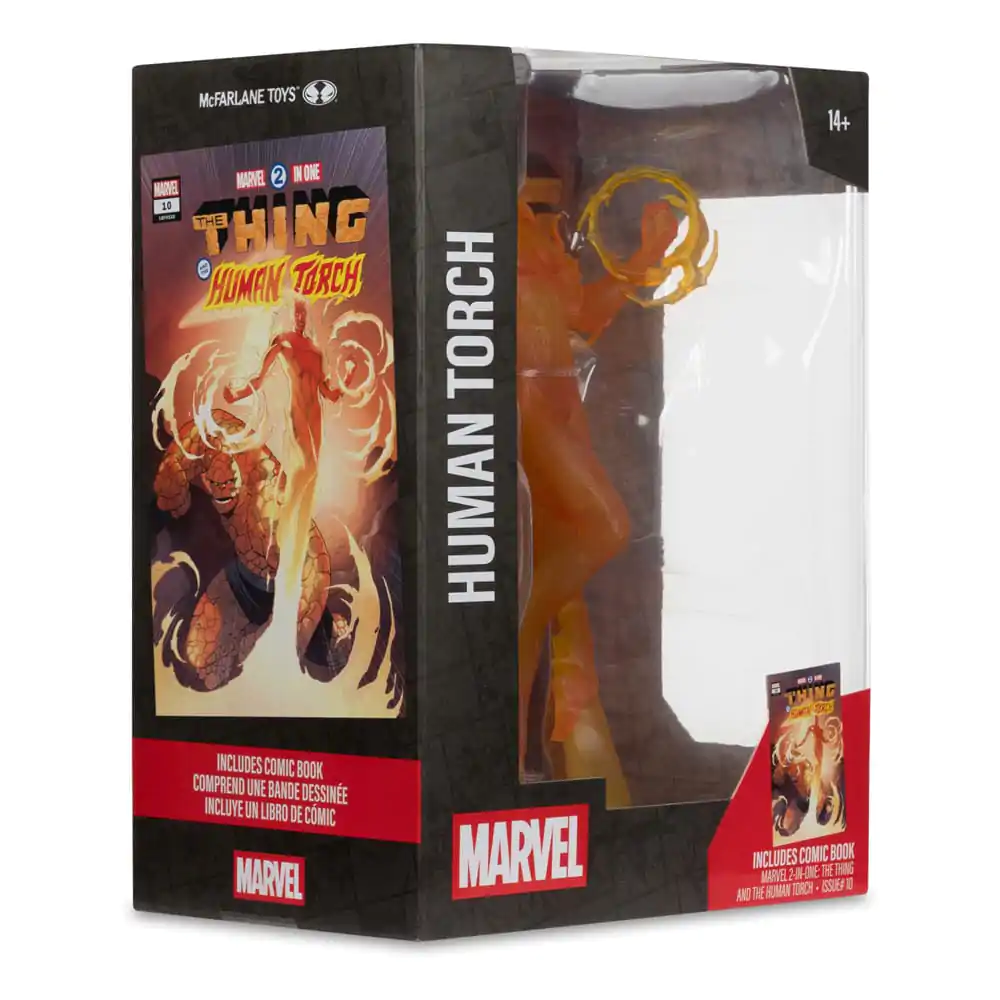 Marvel Collection 1/6 Human Torch (Marvel 2 in 1 #10) PVC szobor figura 29 cm termékfotó