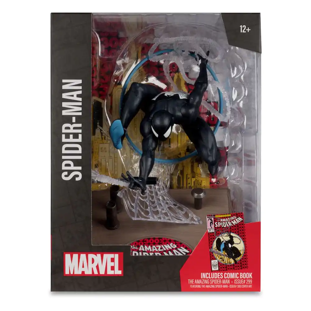 Marvel Collection 1/6 Spider-Man (Amazing Spider-Man #300) PVC szobor figura 15 cm termékfotó