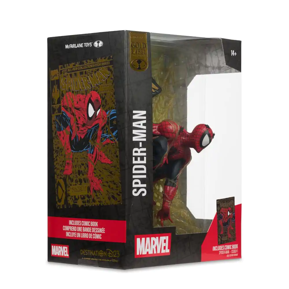Marvel Collection 1/6 Spider-Man (Spider-Man # 1) (Gold Edition) (Gold Label) PVC szobor figura 15 cm termékfotó