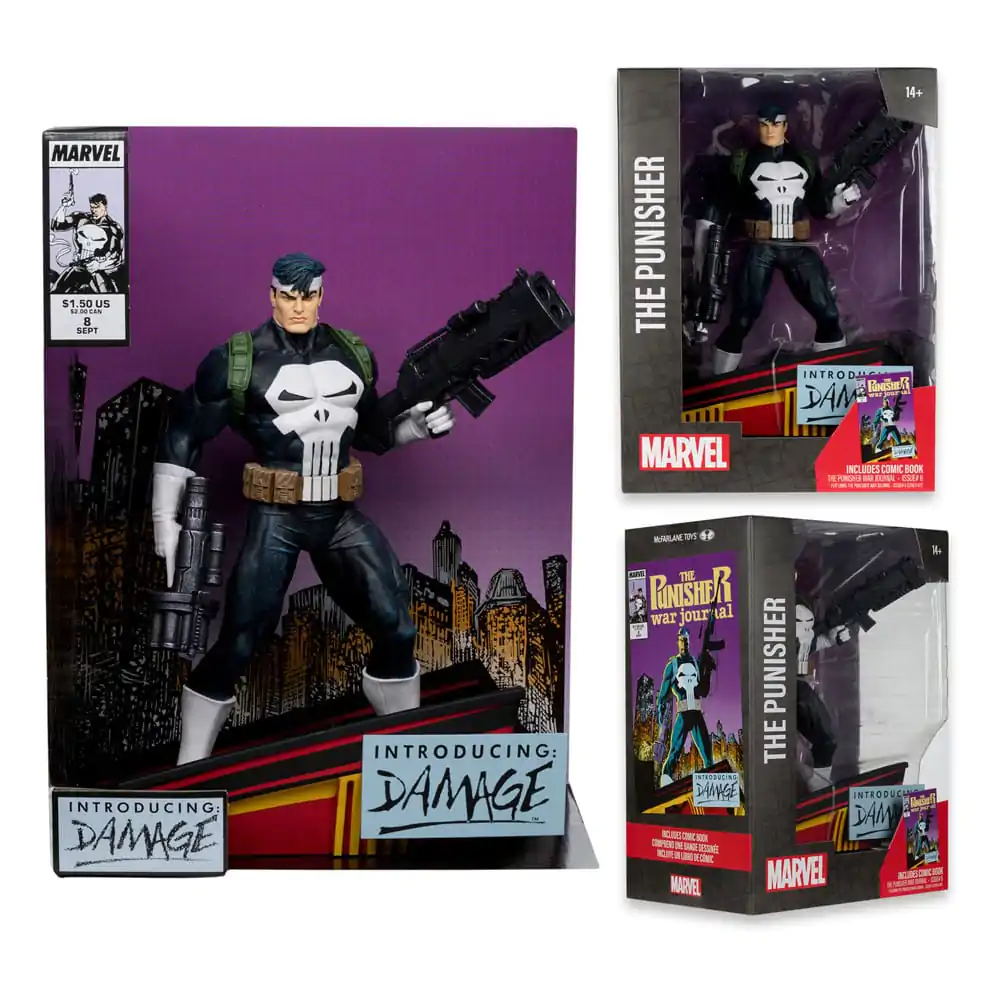 Marvel Collection 1/6 The Punisher (The Punisher War Journal #8) PVC szobor figura 26 cm termékfotó