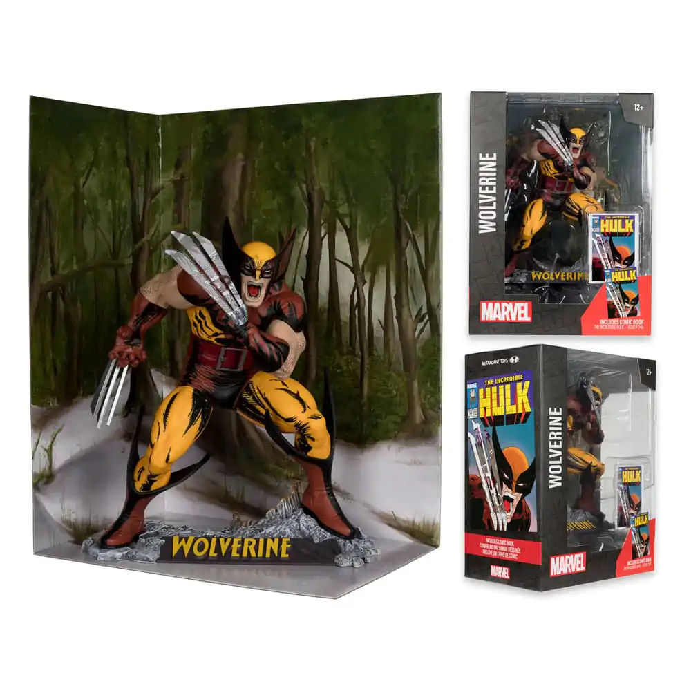 Marvel Collection 1/6 Wolverine (The Incredible Hulk #340) PVC szobor figura 21 cm termékfotó