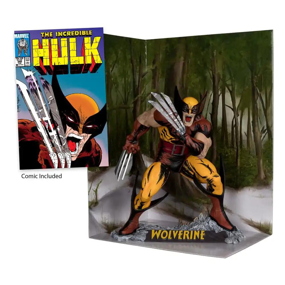 Marvel Collection 1/6 Wolverine (The Incredible Hulk #340) PVC szobor figura 21 cm termékfotó