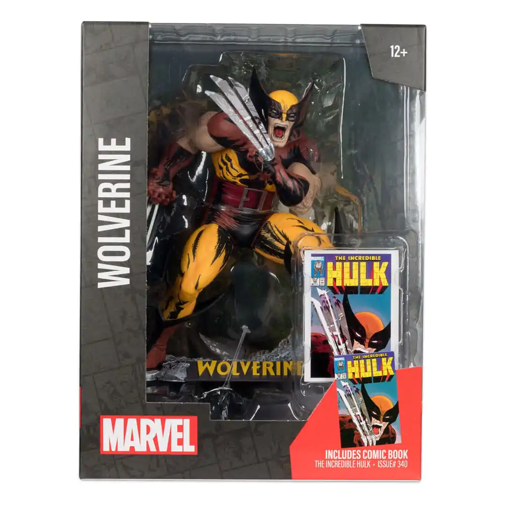 Marvel Collection 1/6 Wolverine (The Incredible Hulk #340) PVC szobor figura 21 cm termékfotó