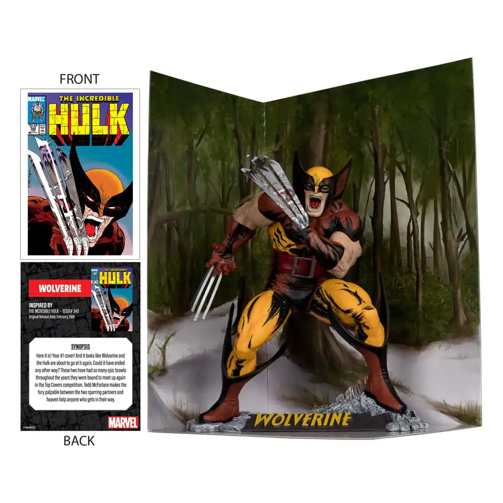 Marvel Collection 1/6 Wolverine (The Incredible Hulk #340) PVC szobor figura 21 cm termékfotó