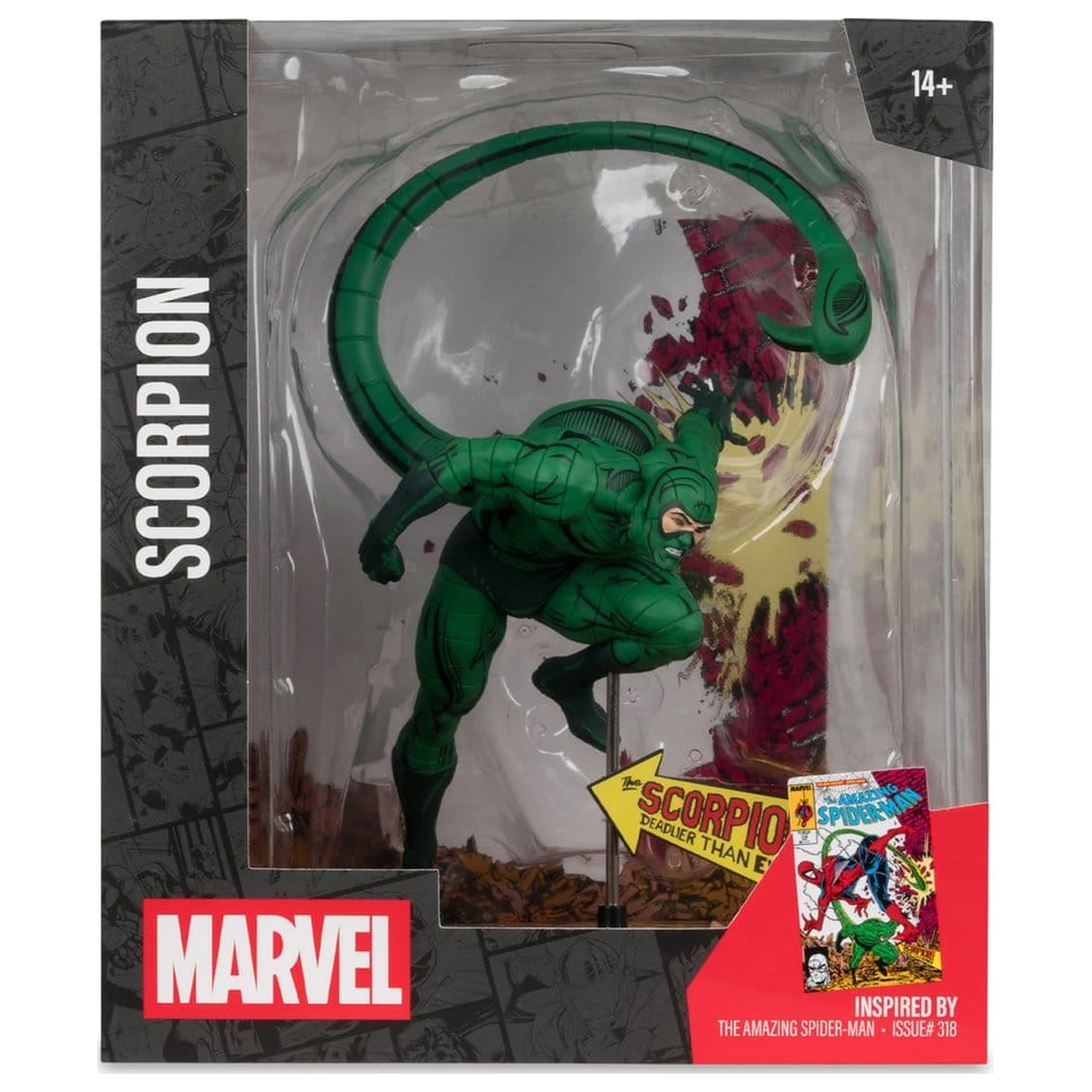 Marvel Collection PVC figura 1/10 Scorpion (The Amazing Spider-Man #318) 17 cm termékfotó