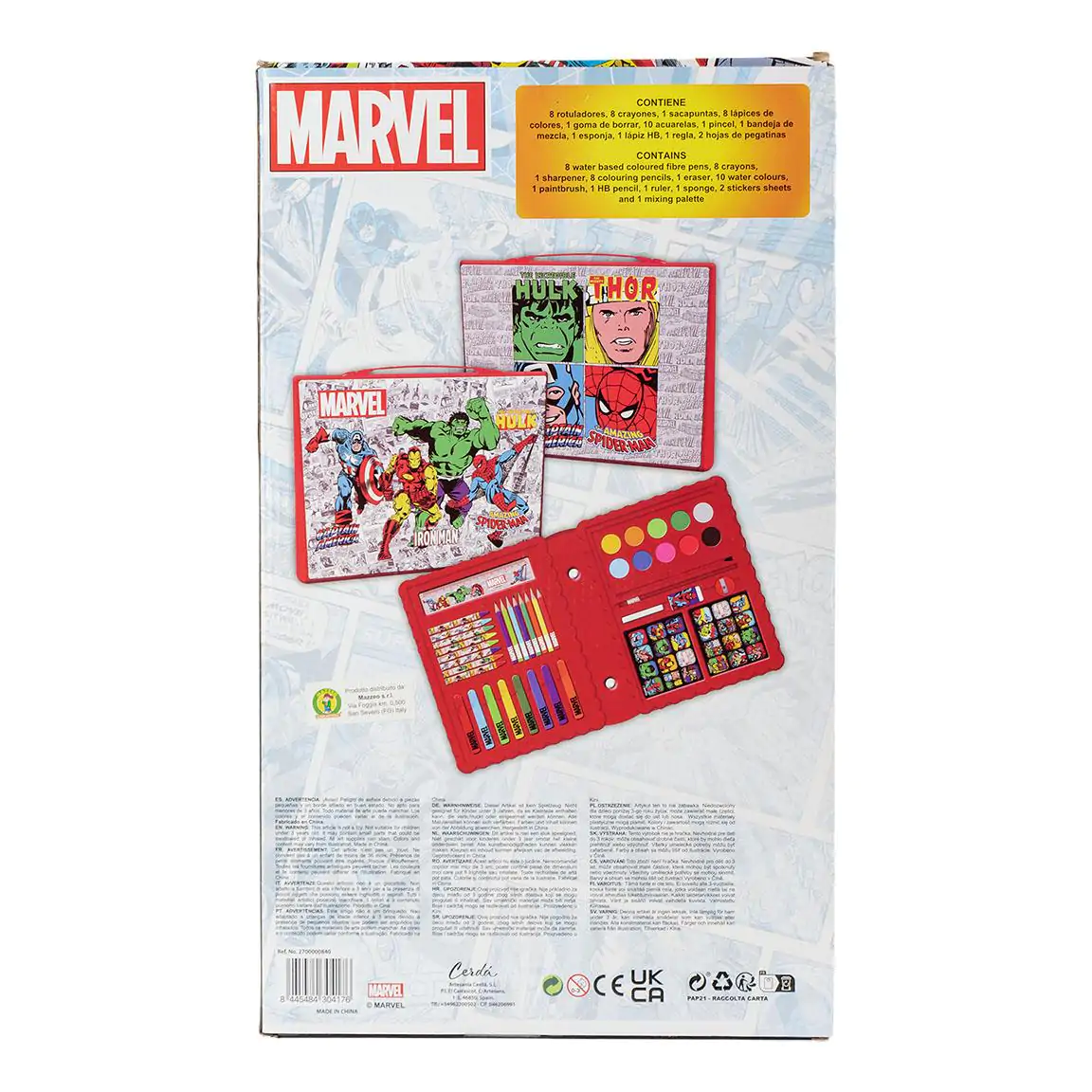 Marvel színező írószer csomag termékfotó