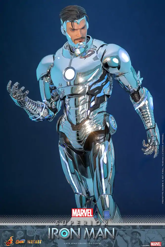 Marvel Comic Diecast Masterpiece 1/6 Superior Iron Man akciófigura 32 cm termékfotó