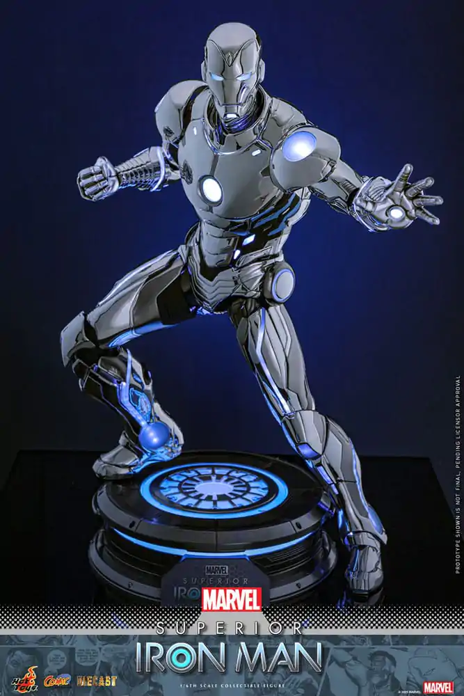 Marvel Comic Diecast Masterpiece 1/6 Superior Iron Man akciófigura 32 cm termékfotó