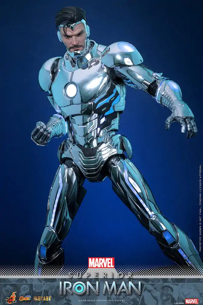Marvel Comic Diecast Masterpiece 1/6 Superior Iron Man akciófigura 32 cm termékfotó