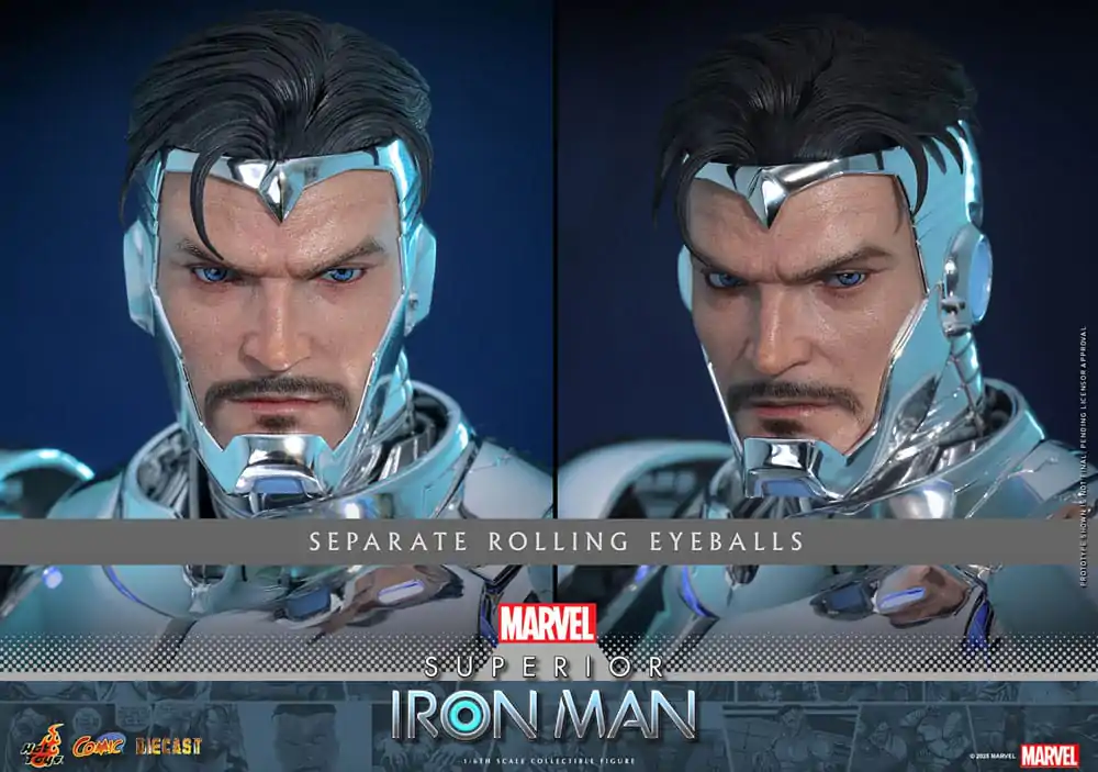 Marvel Comic Diecast Masterpiece 1/6 Superior Iron Man akciófigura 32 cm termékfotó