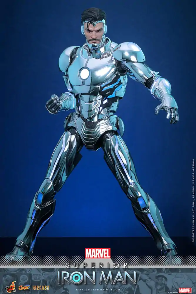 Marvel Comic Diecast Masterpiece 1/6 Superior Iron Man akciófigura 32 cm termékfotó