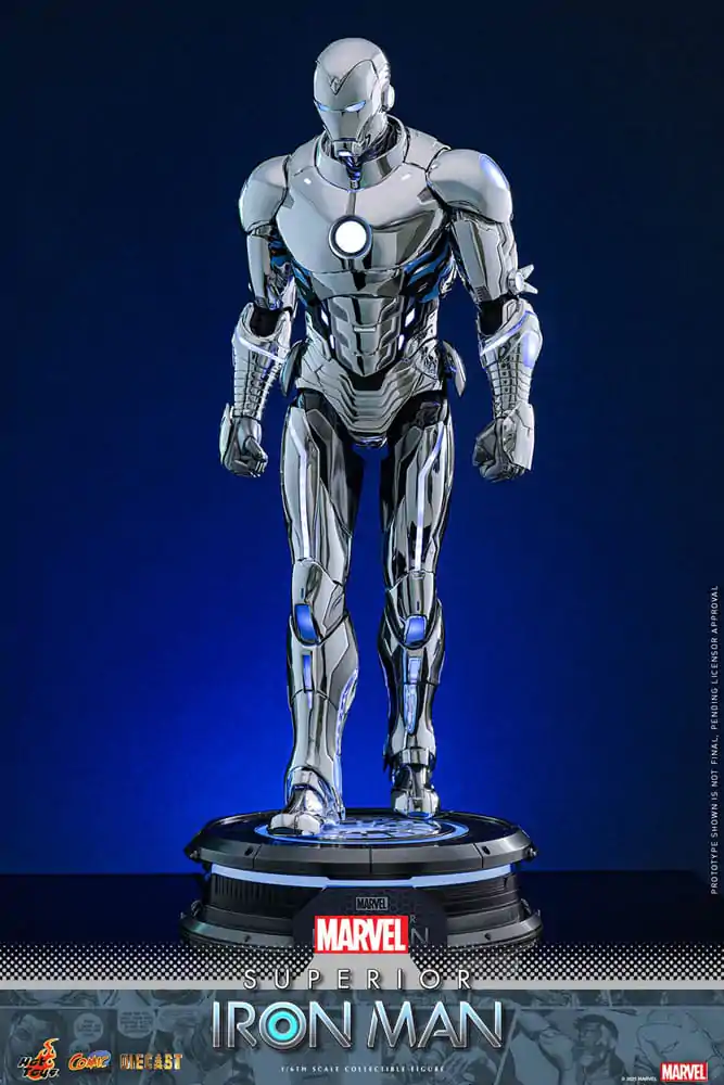 Marvel Comic Diecast Masterpiece 1/6 Superior Iron Man akciófigura 32 cm termékfotó