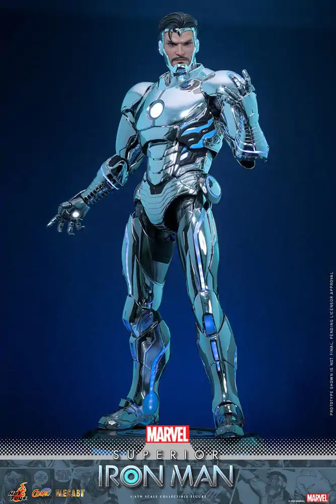 Marvel Comic Diecast Masterpiece 1/6 Superior Iron Man akciófigura 32 cm termékfotó